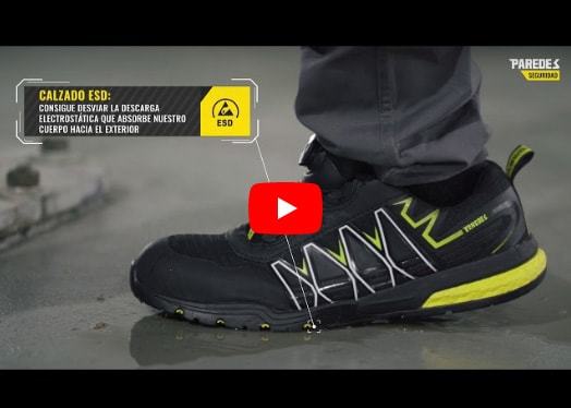 Paredes munkavédelmi cipő videó